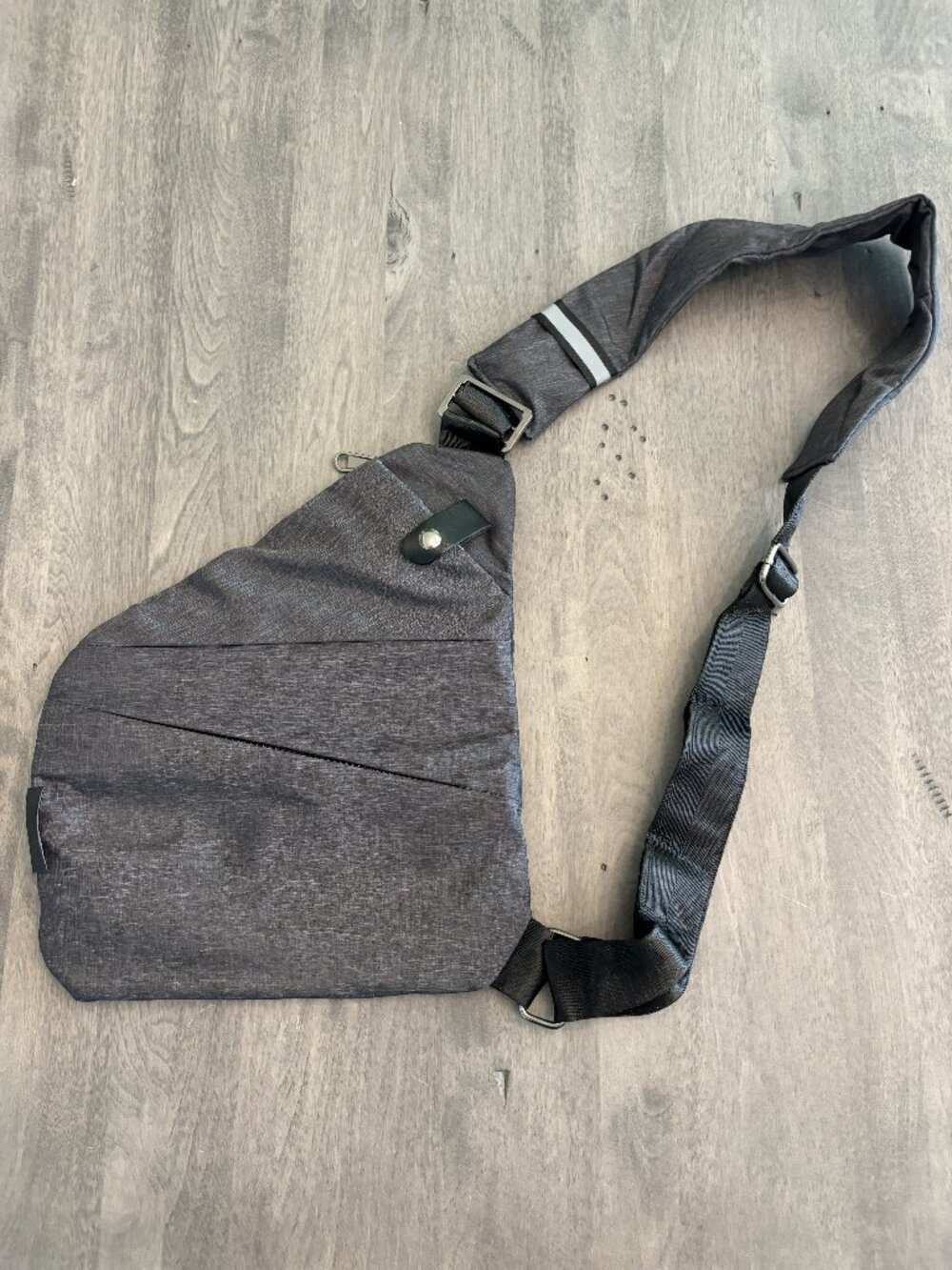 Anti-Theft Travel Bag/Crossbody Grey for right shoulder-NEW